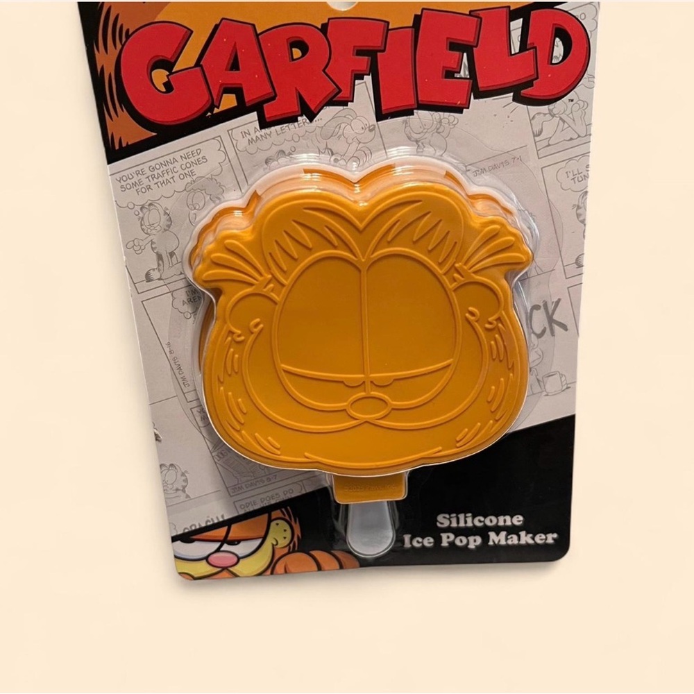 New Nickelodeon Garfield Silicone Ice Pop Mold